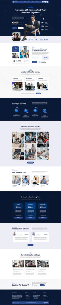 Mẫu website giới thiệu công ty – Technoz