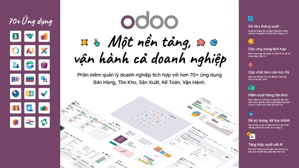 7 lợi ích nổi bật của Odoo cho doanh nghiệp vừa và nhỏ