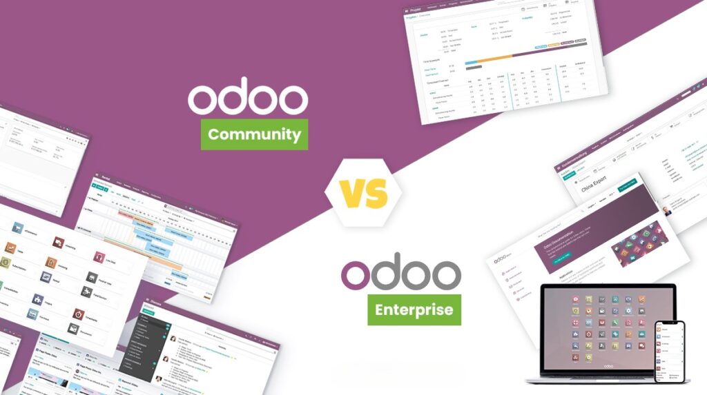 So sánh Odoo Community và Odoo Enterprise