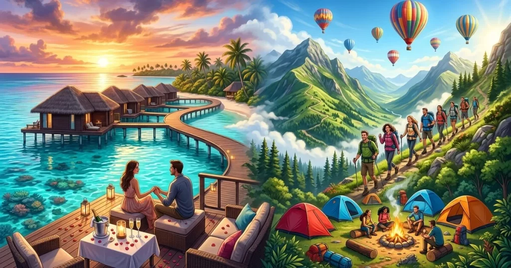 Landing package tour (honeymoon / teambuilding) gắn ads