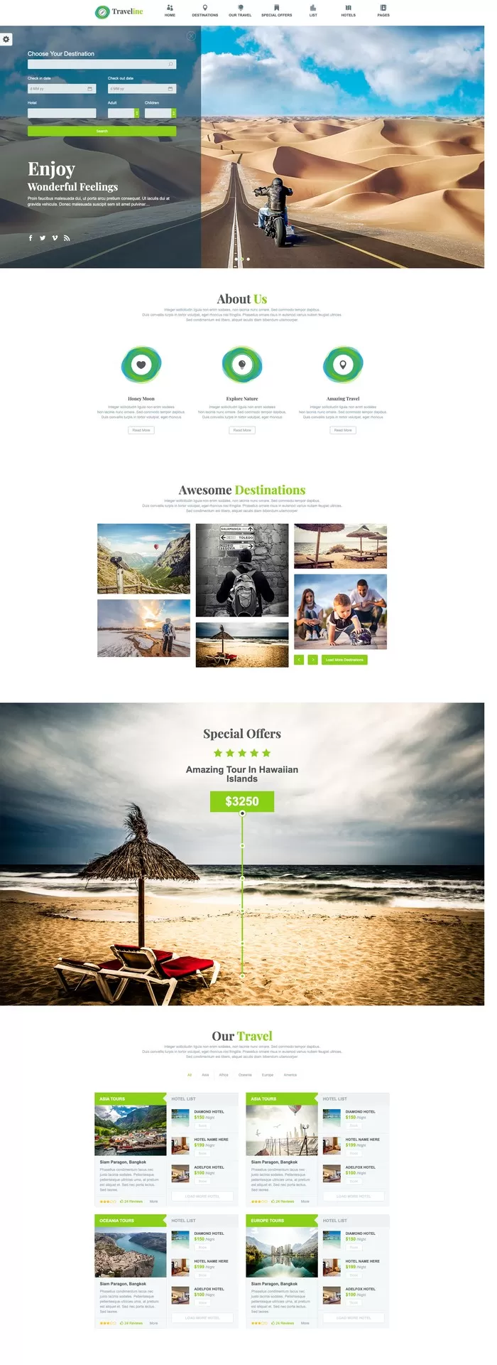 Mẫu DU LỊCH – TRAVELINE