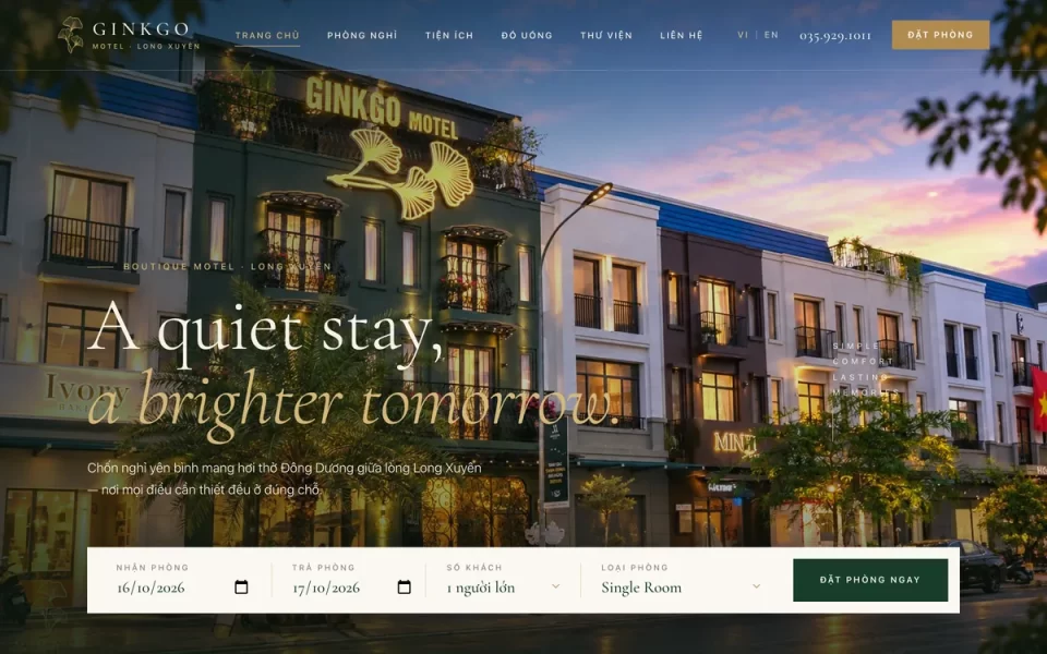 Website Ginkgo Motel