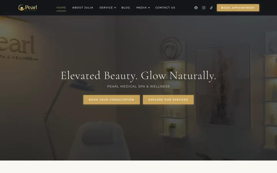 Website Pearl by Julia