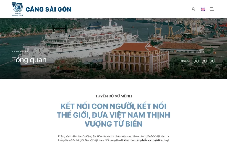 Website Cảng Sài Gòn