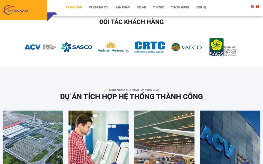 Thien Van Technology Joint Stock Company website – Home