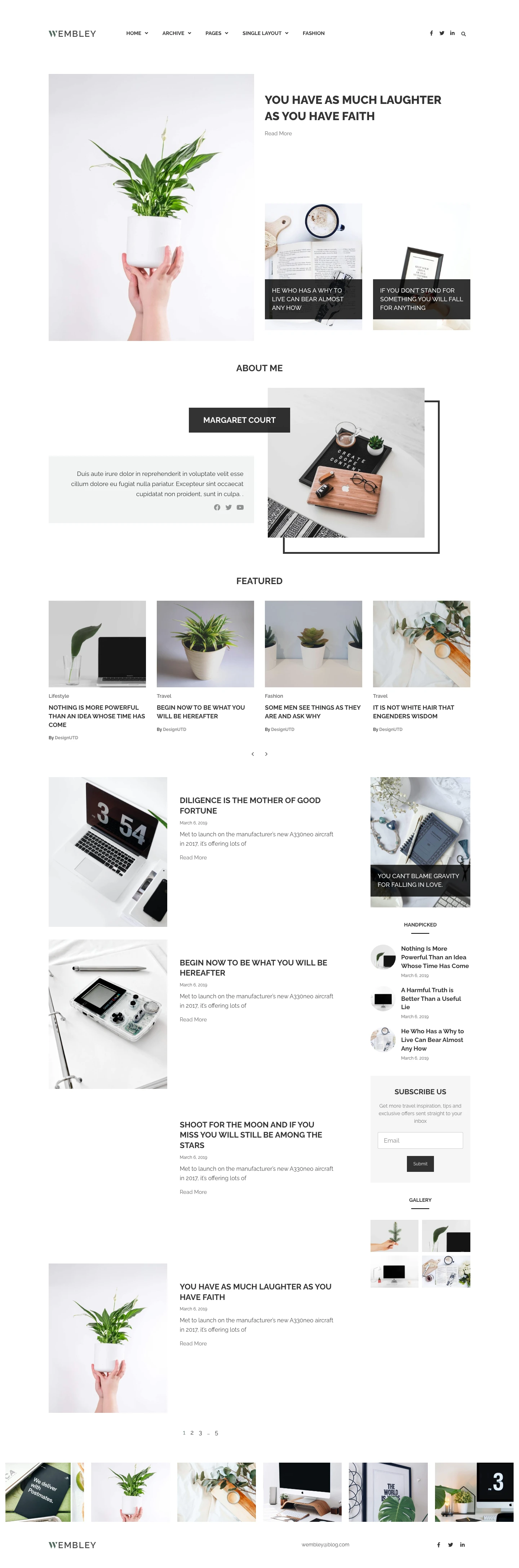 Mẫu website tin tức – Wembley