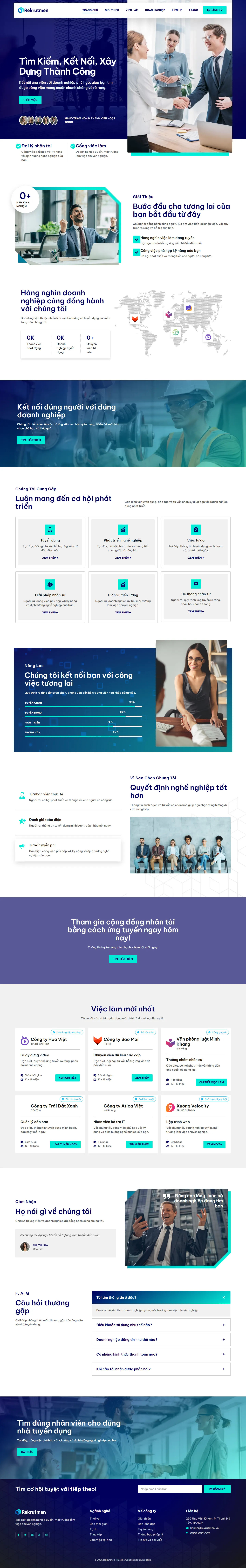 Mẫu website tuyển dụng – Rekrutmen