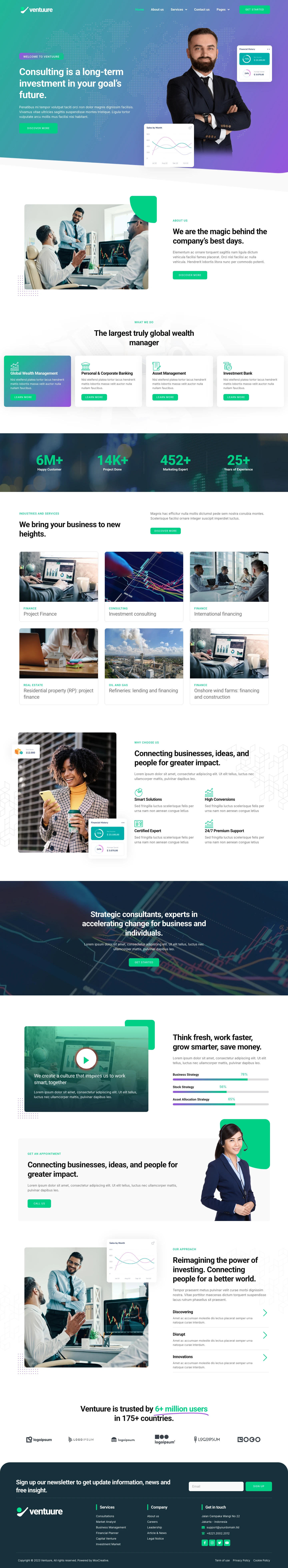 Mẫu website tư vấn – Ventuure