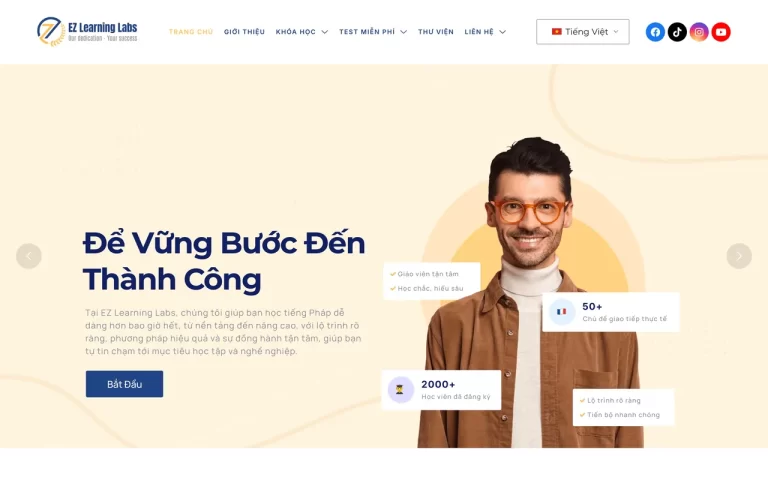 Website EZ Learning Labs