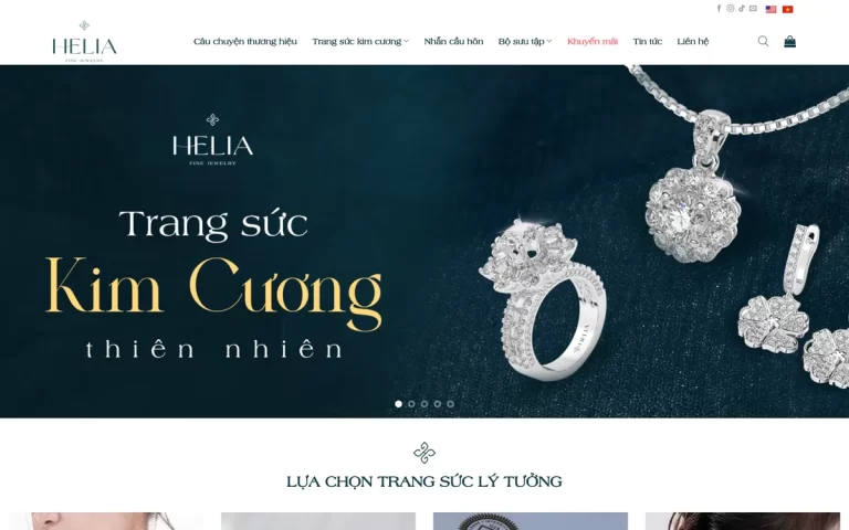 Website Helia Fine Jewelry