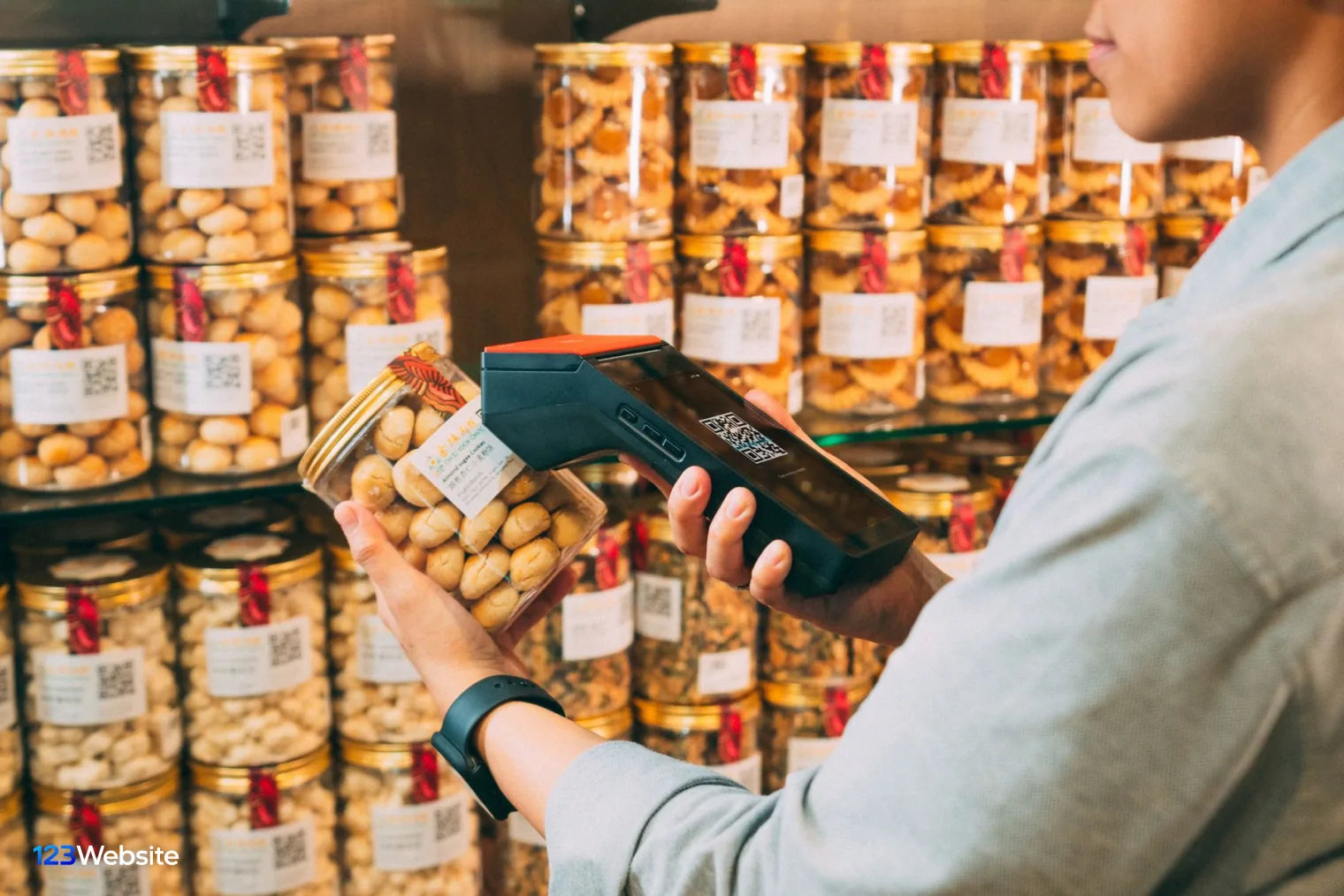 Scanning a product barcode before syncing Shopify stock