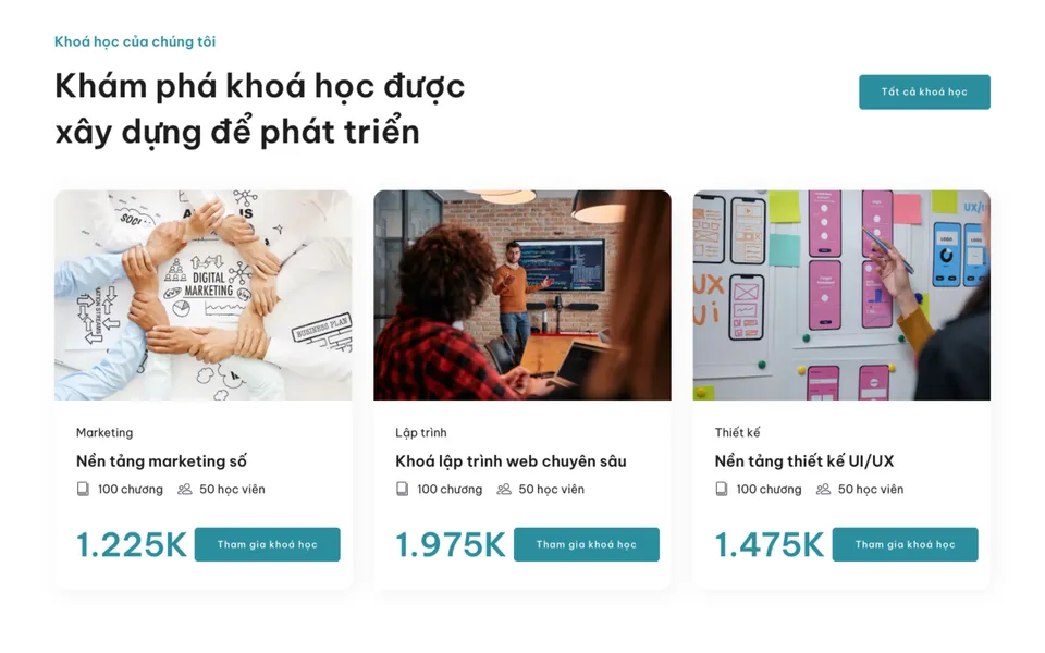 Giao diện mẫu Brainera tại 123Website