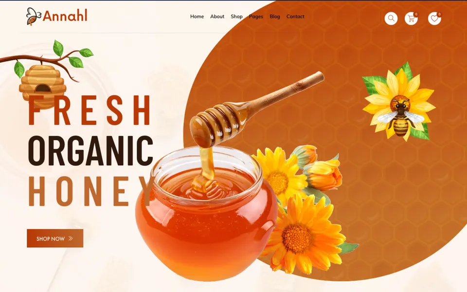 Giao diện mẫu Annahl tại 123Website