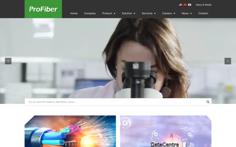 Website ProFiber Việt Nam