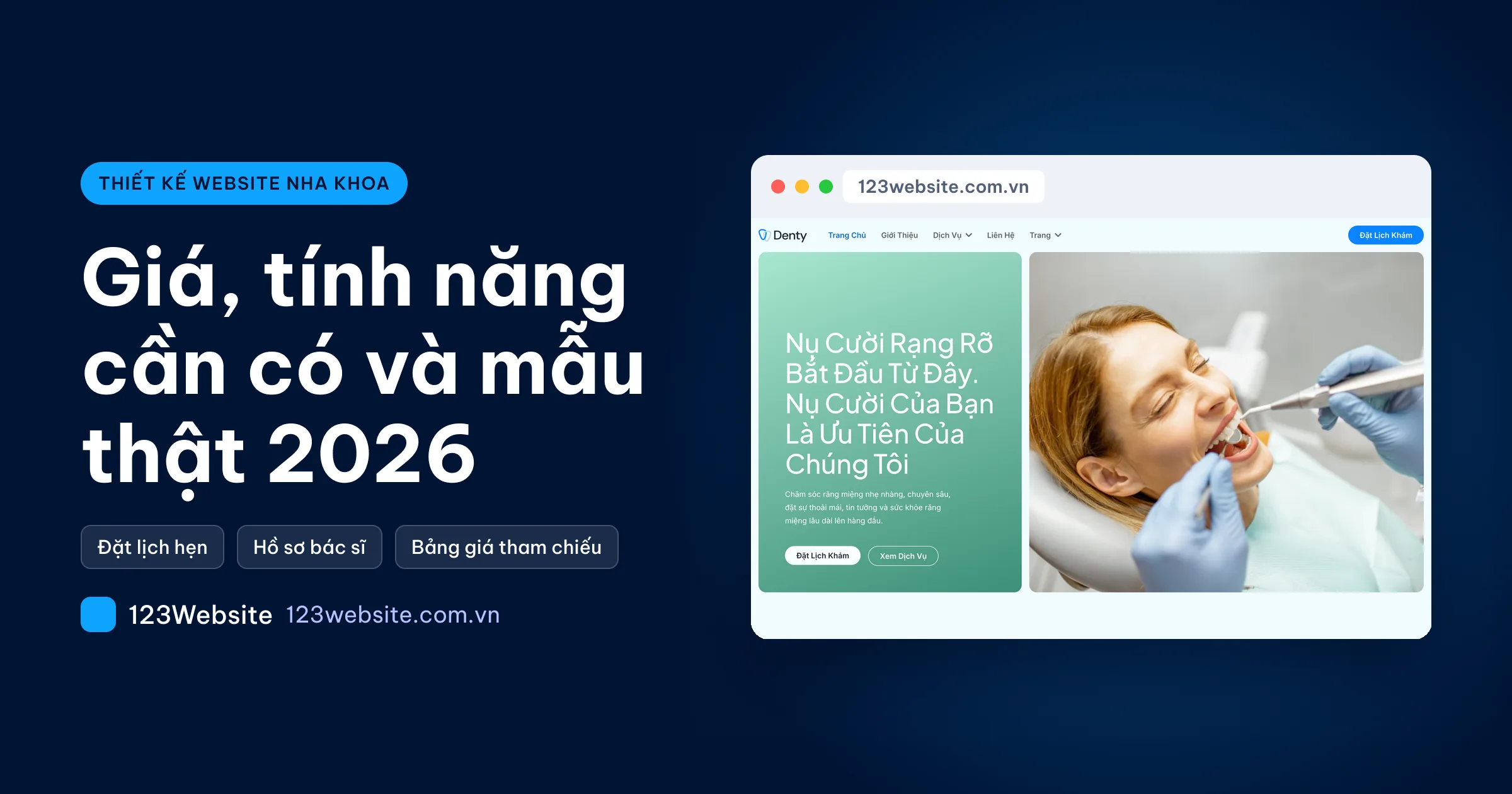 Thiết kế website nha khoa: có nên công khai bảng giá?