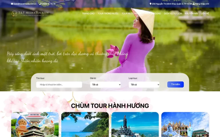 Website T&T Media Tourism